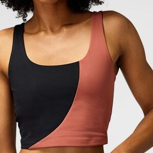 NWOT  SPIRITUAL GANGSTER INDIE COLORBLOCK CROPPED TANK TOP,  SZ:SMALL